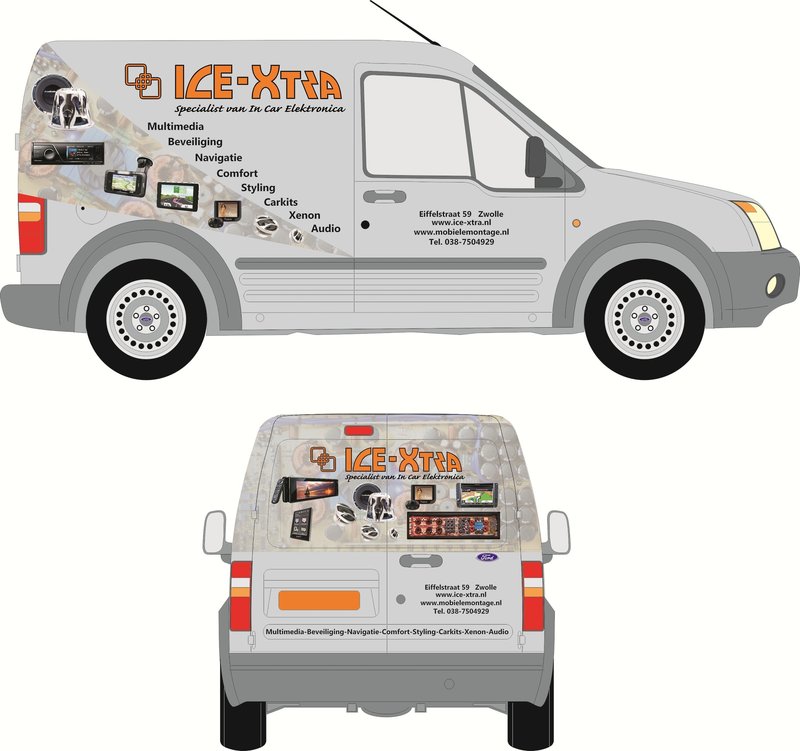 Decals Ford Transit Connect