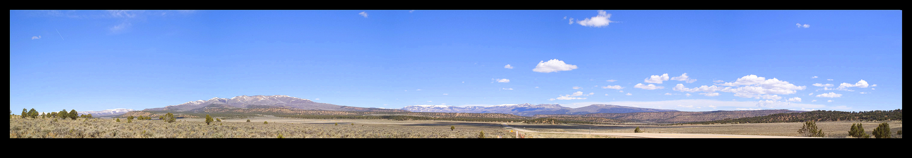 This is the cut off road to Hanna, Utah