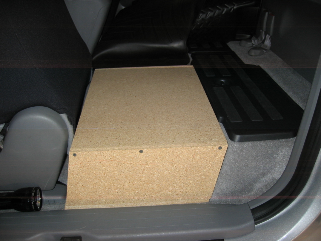Here's the rack mock up in the truck