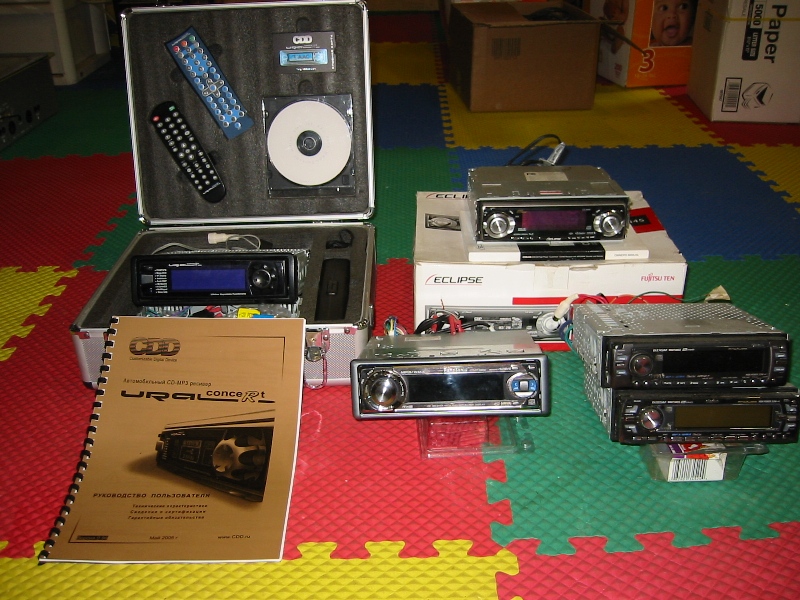 My head units, I also have a eclipse 7200MkII that is in my Jetta