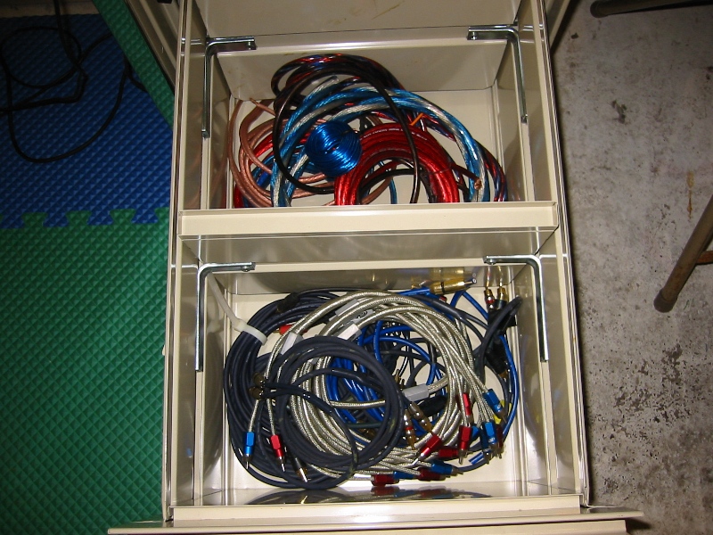 About a quarter of my PG signal cables and wire