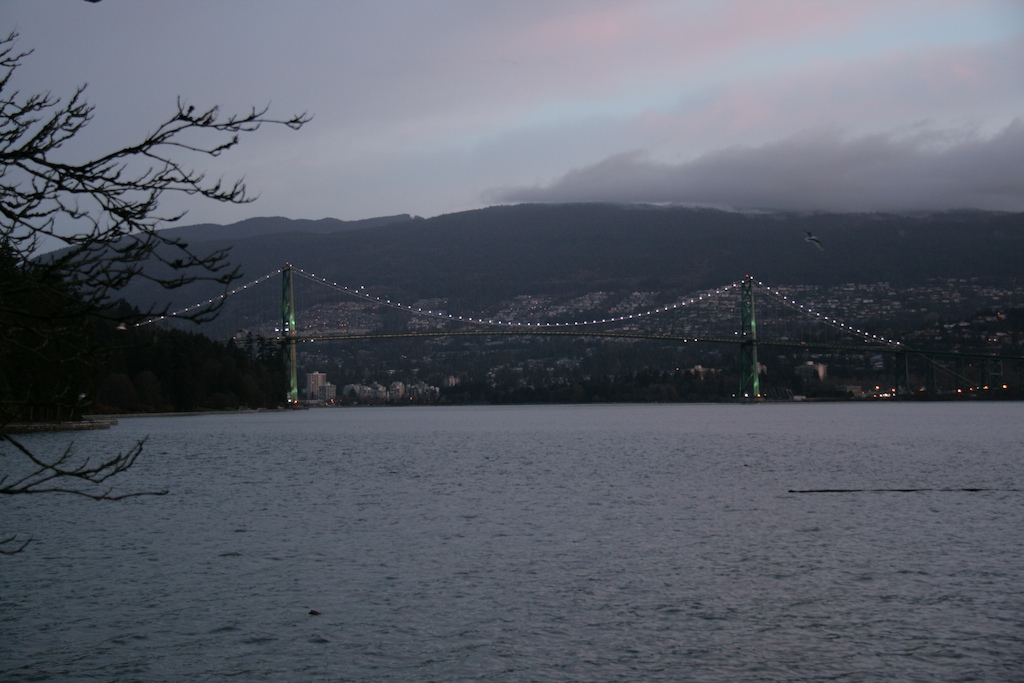 Lions Gate bridge.