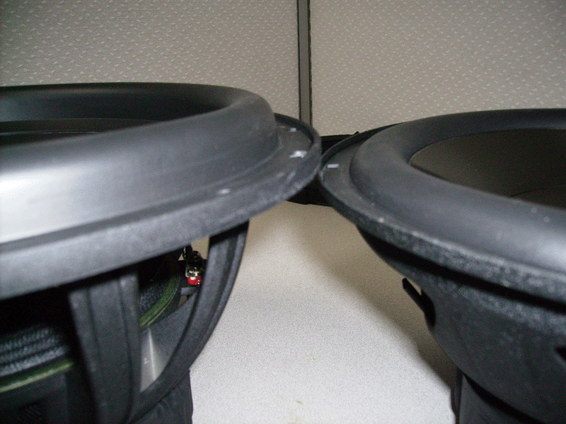the rubber surround off