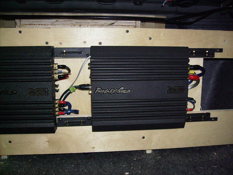 Close up of the clean wiring.