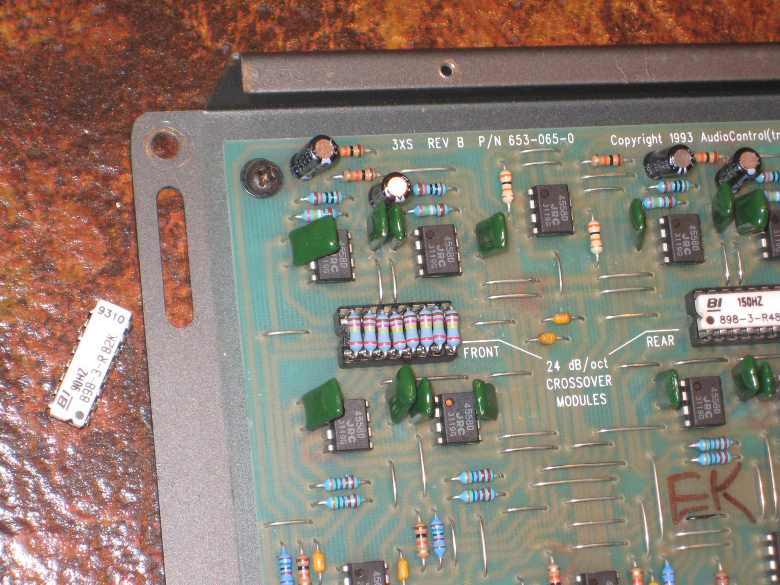 Audiocontrol 3XS and my home made resistor job.