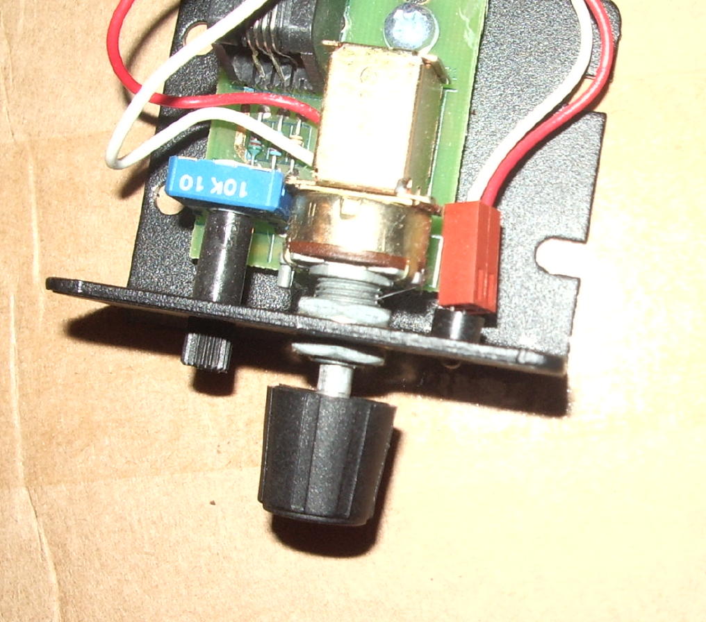 BC remote with two pots. Main pot or knob in the out position or on position.