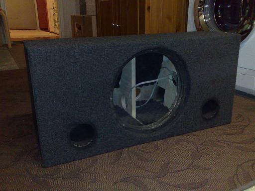 Finished with carpeting