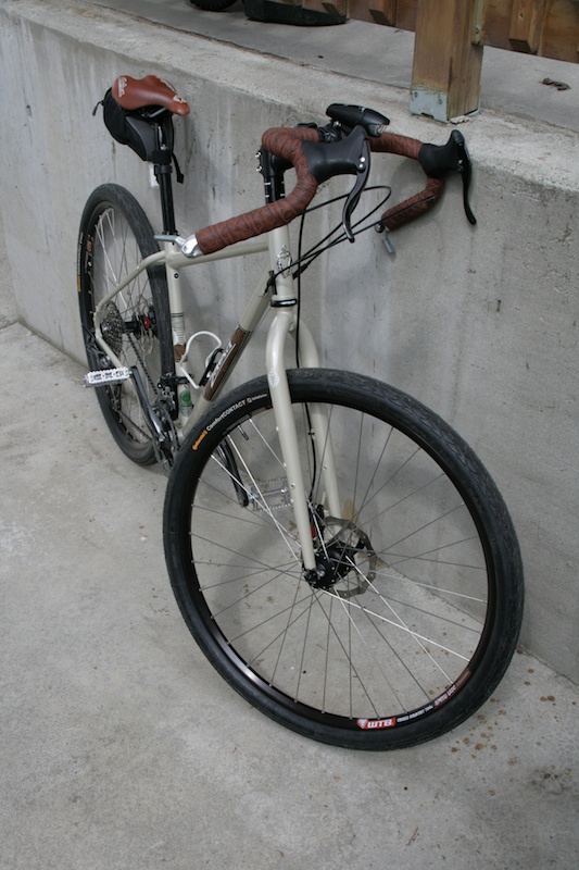 Here's the new Fargo. It's a touring bike with mountain bike geometry and 29er wheels! WTF! Such an awesome machine.