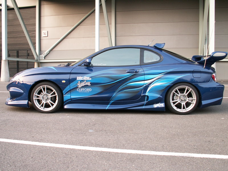 This was my car.<br />Hyundai Tiburon Turbulence, the only one in the Netherlands with the Veilside bodykit.<br />I start buileding the car in 1999 and sold it begin 2005