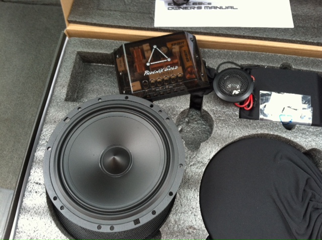 Shot of all the box contents.