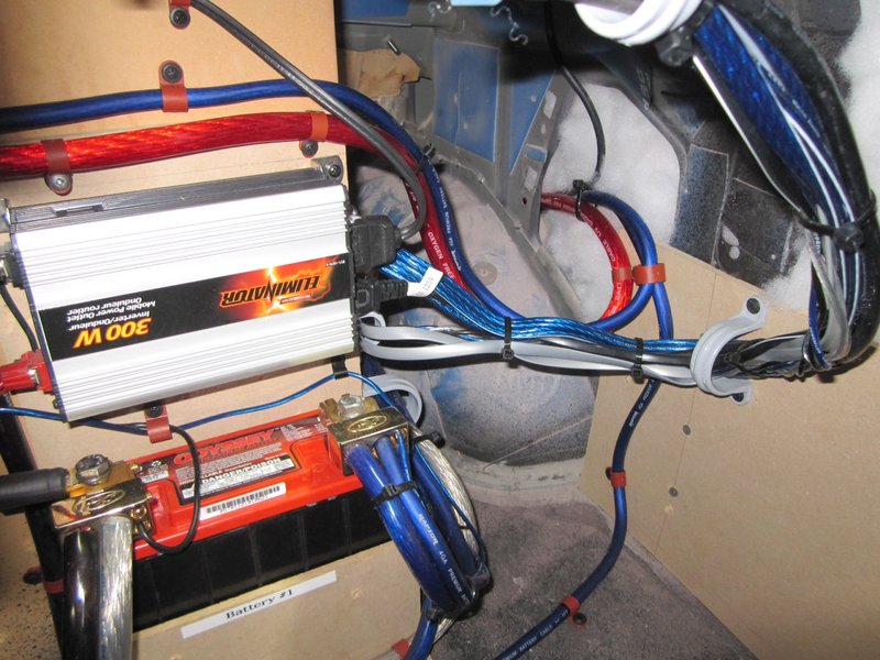 Battery #1 use for the car.