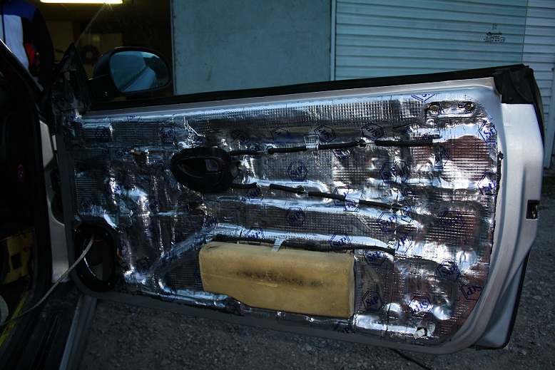 damping between door card