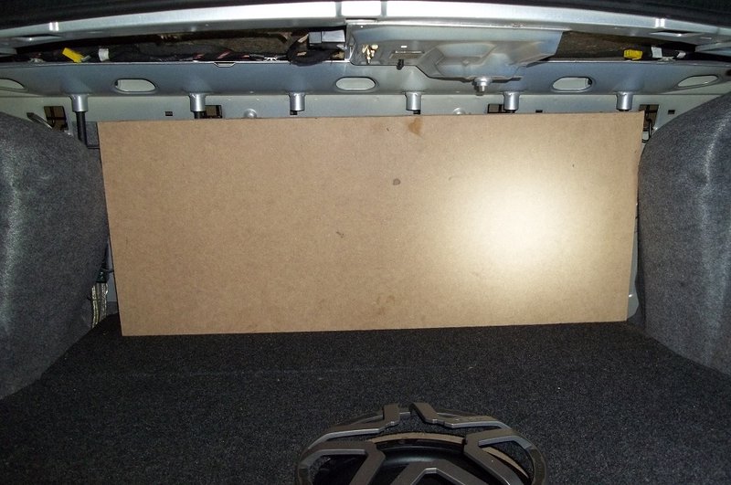 Both amps on rear wall