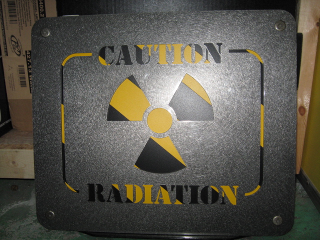 Really rare Reactor finish radioactive logo...