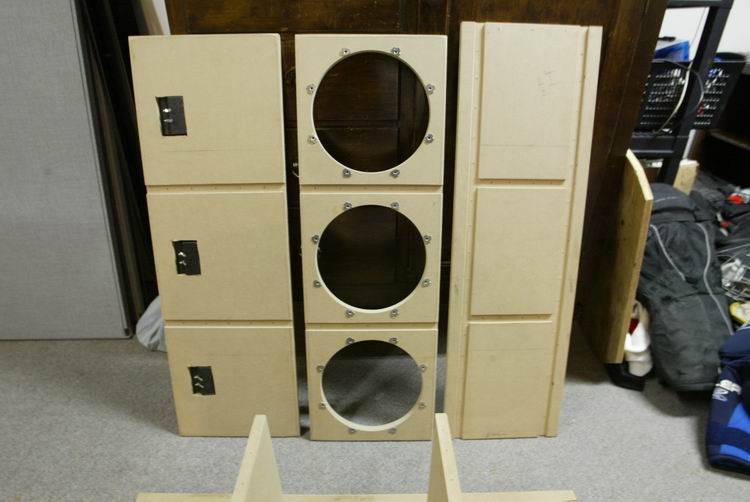 Reverse view of front and rear panels.