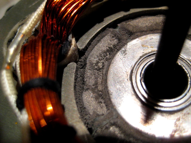 problem in full view; magnetic core stuck in the coil; putting power to it WILL DESTROY the coil due to overheating; NEVER TRY TO FIX THE PROBLEM BY PLAYING MUSIC, OR PUTTING POWER TO YOUR STUCK CYCLONE.