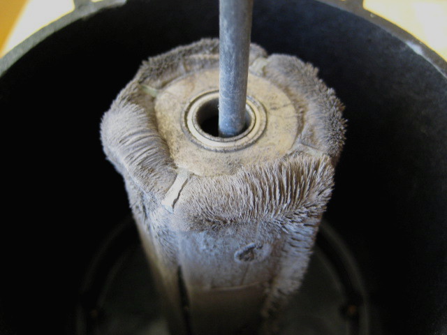 this is the problem; the magnet structure is slowly falling apart, with the debri getting stuck between the coil and the rotor. this can happen with used, AND ALSO BNIB cyclones; periodic maintenance is needed.