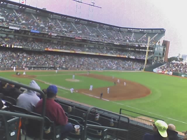 3Com park, Giants playing the Cards