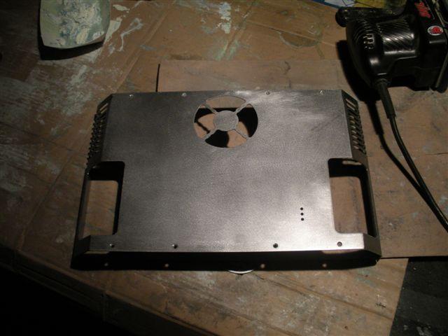 Finished minus the vent ribs being removed.