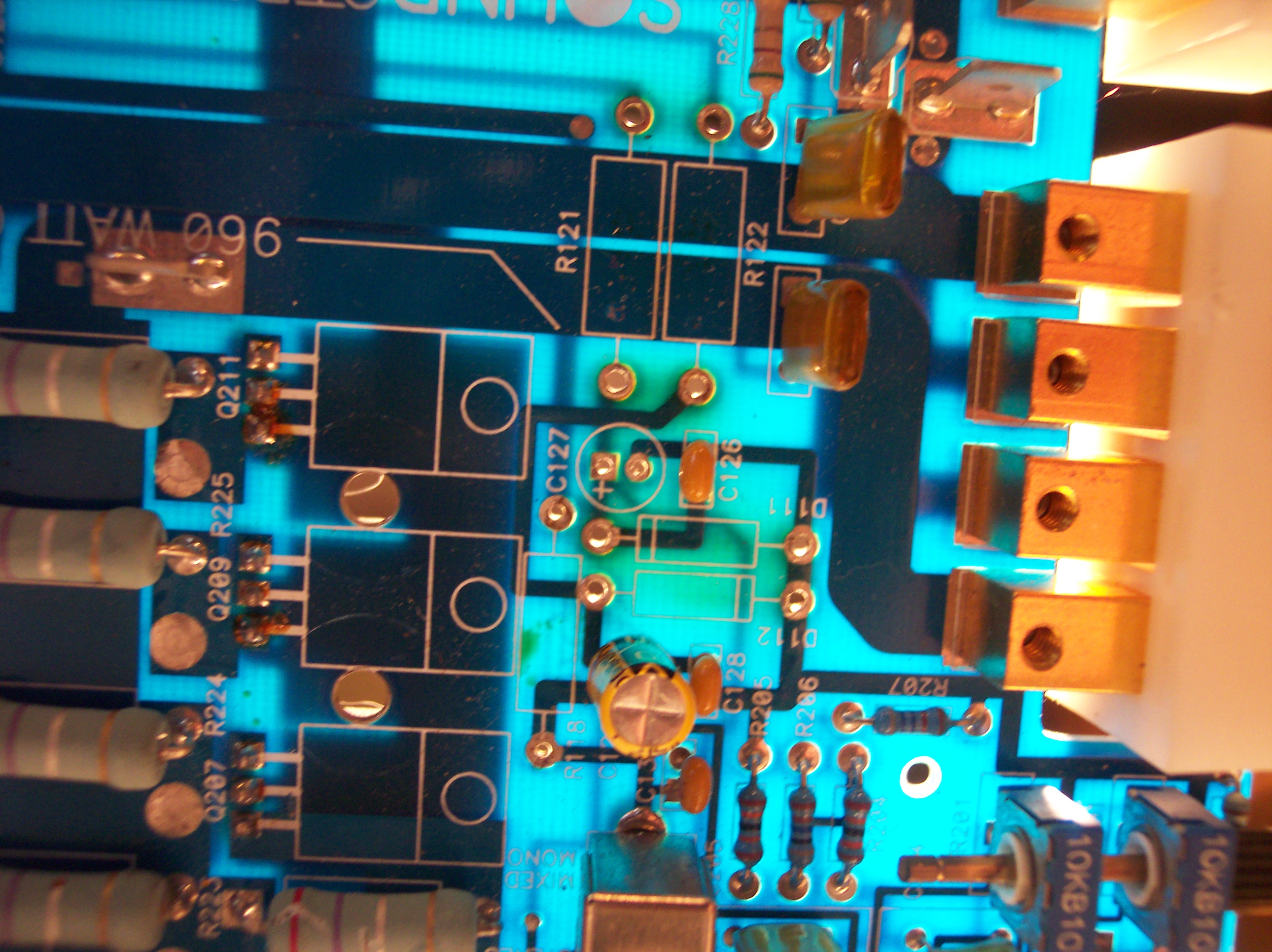 heres a shot of the board after I removed everything