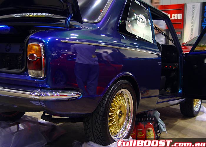 shows the paint